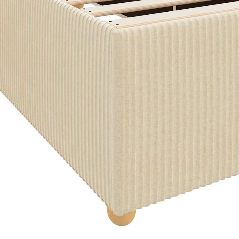 Casa si Gradina - Mobilier - Paturi si accesorii - Paturi - Cadru de pat Altele Crem 120 x 200 cm tesatura - Infinity.ro
