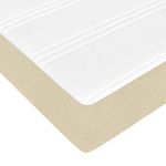 Casa si Gradina - Mobilier - Paturi si accesorii - Paturi - Cadru de pat Altele Crem 120 x 200 cm tesatura - Infinity.ro
