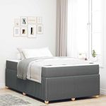 Casa si Gradina - Mobilier - Paturi si accesorii - Paturi - Cadru de pat Altele Gri inchis 120 x 200 cm tesatura - Infinity.ro