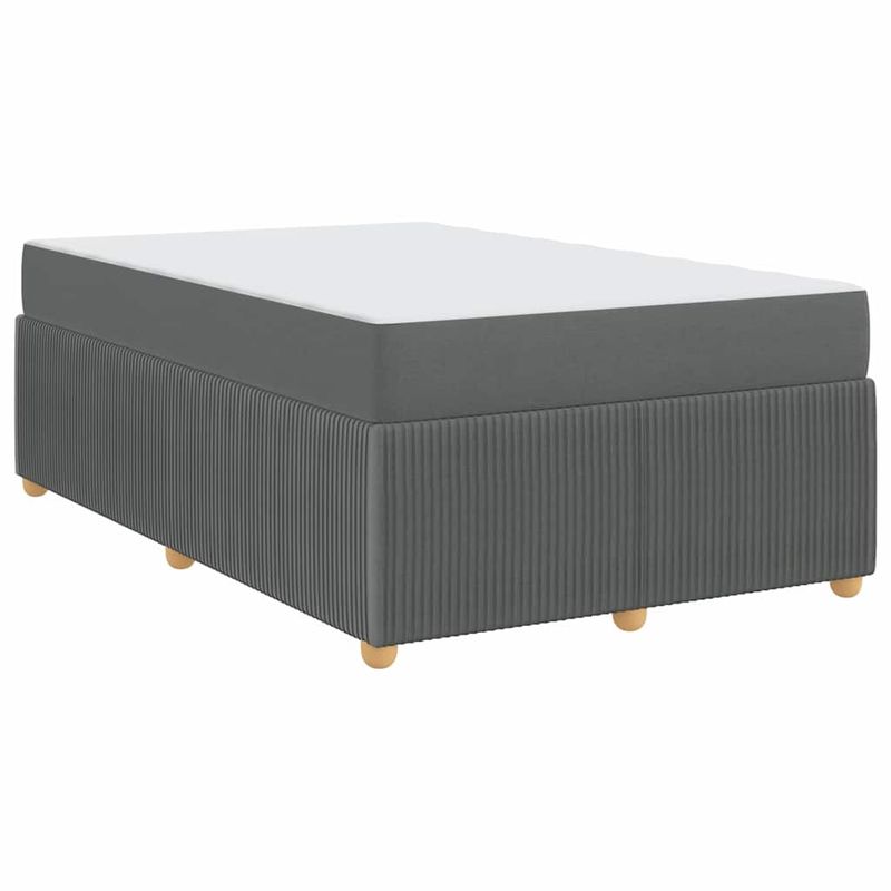 Casa si Gradina - Mobilier - Paturi si accesorii - Paturi - Cadru de pat Altele Gri inchis 120 x 200 cm tesatura - Infinity.ro