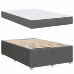 Casa si Gradina - Mobilier - Paturi si accesorii - Paturi - Cadru de pat Altele Gri inchis 120 x 200 cm tesatura - Infinity.ro
