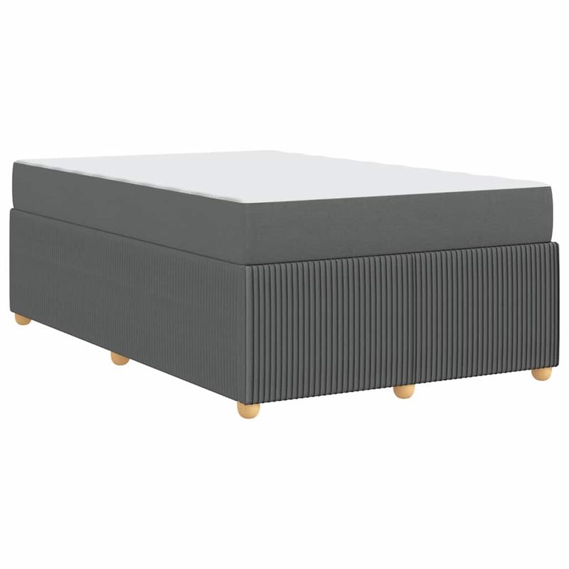 Casa si Gradina - Mobilier - Paturi si accesorii - Paturi - Cadru de pat Altele Gri inchis 120 x 200 cm tesatura - Infinity.ro