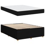 Casa si Gradina - Mobilier - Paturi si accesorii - Paturi - Cadru de pat Altele Negru 140 x 200 cm tesatura - Infinity.ro