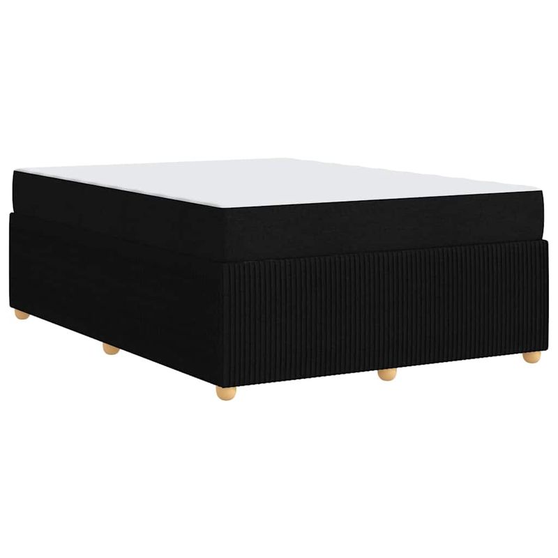 Casa si Gradina - Mobilier - Paturi si accesorii - Paturi - Cadru de pat Altele Negru 140 x 200 cm tesatura - Infinity.ro
