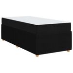 Casa si Gradina - Mobilier - Paturi si accesorii - Paturi - Cadru de pat Altele Negru 100 x 200 cm tesatura - Infinity.ro