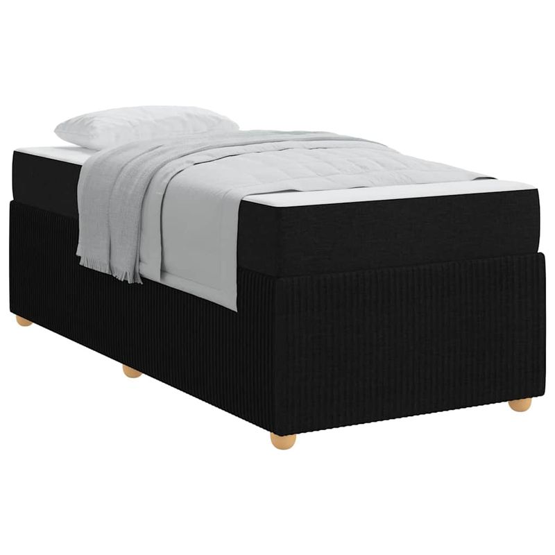 Casa si Gradina - Mobilier - Paturi si accesorii - Paturi - Cadru de pat Altele Negru 100 x 200 cm tesatura - Infinity.ro
