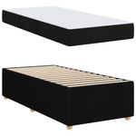 Casa si Gradina - Mobilier - Paturi si accesorii - Paturi - Cadru de pat Altele Negru 100 x 200 cm tesatura - Infinity.ro