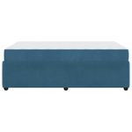 Casa si Gradina - Mobilier - Paturi si accesorii - Paturi - Cadru de pat cu saltea Altele albastru 120 x 200 cm Catifea - Infinity.ro