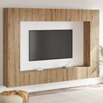 Casa si Gradina - Mobilier - Comode si corpuri - Comode - Set comoda TV 8 pcs stejar artizanal Mediu Lemn compozit - Infinity.ro