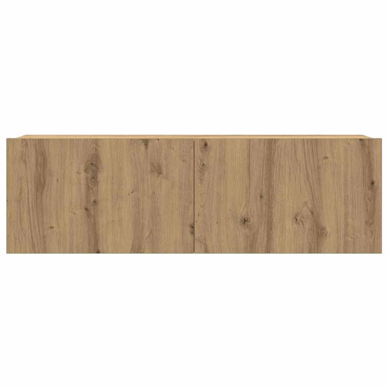 Casa si Gradina - Mobilier - Comode si corpuri - Comode - Set comoda TV 8 pcs stejar artizanal Mediu Lemn compozit - Infinity.ro
