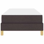 Casa si Gradina - Mobilier - Paturi si accesorii - Paturi - Pat cu arcuri Maro 90 x 200 cm Tesatura, Lemn Ingineresc - Infinity.ro