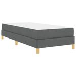 Casa si Gradina - Mobilier - Paturi si accesorii - Paturi - Pat cu arcuri Taupe, Maro 90 x 190 cm Tesatura, Lemn Ingineresc - Infinity.ro