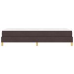 Casa si Gradina - Mobilier - Paturi si accesorii - Paturi - Pat cu arcuri Maro 90 x 200 cm Tesatura, Lemn Ingineresc - Infinity.ro