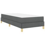 Casa si Gradina - Mobilier - Paturi si accesorii - Paturi - Pat cu arcuri Taupe, Maro 90 x 190 cm Tesatura, Lemn Ingineresc - Infinity.ro