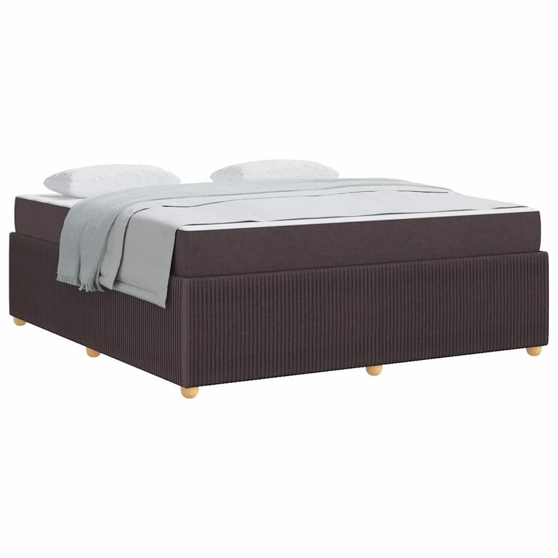 Casa si Gradina - Mobilier - Paturi si accesorii - Paturi - Cadru de pat Altele Maro inchis 180 x 200 cm tesatura - Infinity.ro