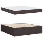 Casa si Gradina - Mobilier - Paturi si accesorii - Paturi - Cadru de pat Altele Maro inchis 180 x 200 cm tesatura - Infinity.ro