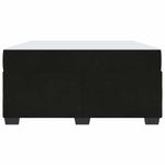 Casa si Gradina - Mobilier - Paturi si accesorii - Paturi - Cadru de pat cu saltea Altele Negru 140 x 200 cm Catifea - Infinity.ro