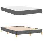 Casa si Gradina - Mobilier - Paturi si accesorii - Paturi - Pat cu arcuri Taupe, Maro 140 x 190 cm - Infinity.ro