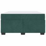 Casa si Gradina - Mobilier - Paturi si accesorii - Paturi - Cadru de pat cu saltea Altele Verde inchis 160 x 200 cm Catifea - Infinity.ro