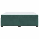 Casa si Gradina - Mobilier - Paturi si accesorii - Paturi - Cadru de pat cu saltea Altele Verde inchis 160 x 200 cm Catifea - Infinity.ro