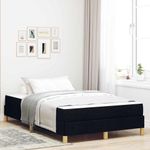 Casa si Gradina - Mobilier - Paturi si accesorii - Paturi - Pat cu arcuri Negru, Marron 120 x 190 cm - Infinity.ro