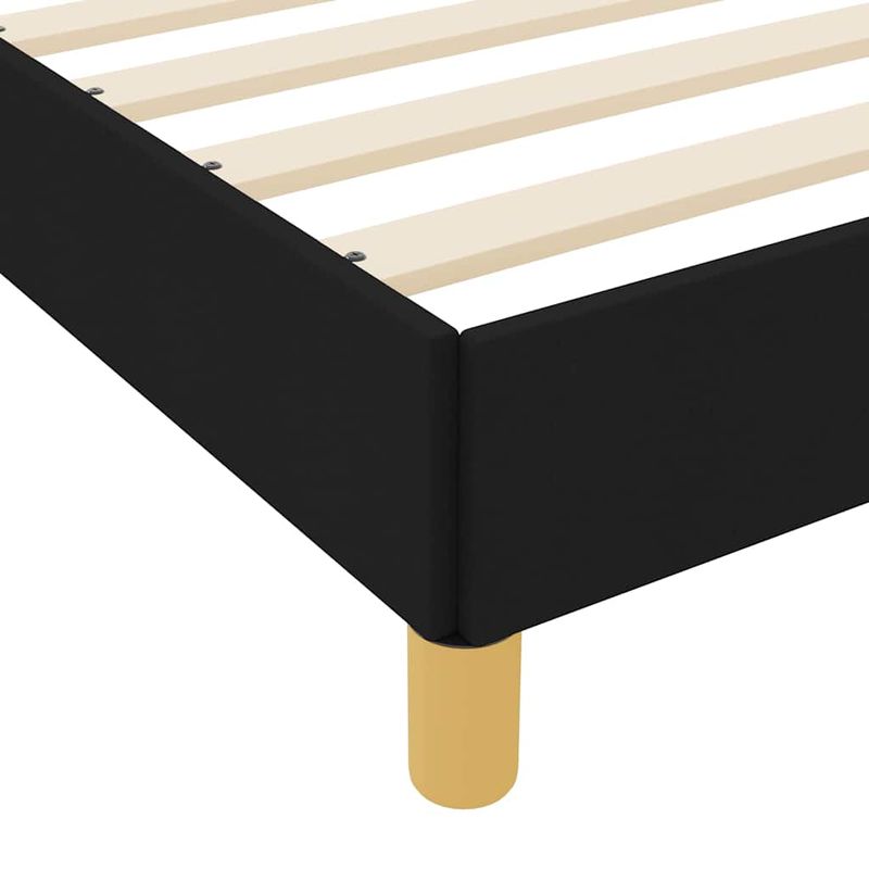 Casa si Gradina - Mobilier - Paturi si accesorii - Paturi - Pat cu arcuri Negru, Marron 120 x 190 cm - Infinity.ro