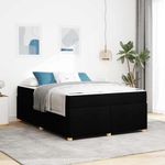 Casa si Gradina - Mobilier - Paturi si accesorii - Paturi - Cadru de pat cu saltea Altele Negru 160 x 200 cm tesatura - Infinity.ro