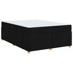 Casa si Gradina - Mobilier - Paturi si accesorii - Paturi - Cadru de pat cu saltea Altele Negru 160 x 200 cm tesatura - Infinity.ro