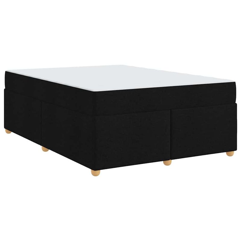 Casa si Gradina - Mobilier - Paturi si accesorii - Paturi - Cadru de pat cu saltea Altele Negru 160 x 200 cm tesatura - Infinity.ro