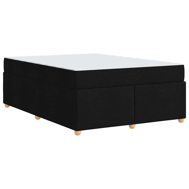 Casa si Gradina - Mobilier - Paturi si accesorii - Paturi - Cadru de pat cu saltea Altele Negru 160 x 200 cm tesatura - Infinity.ro