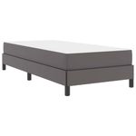 Casa si Gradina - Mobilier - Paturi si accesorii - Paturi - Pat Altele Gri 90 x 200 cm Piele artificiala - Infinity.ro