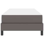 Casa si Gradina - Mobilier - Paturi si accesorii - Paturi - Pat Altele Gri 90 x 200 cm Piele artificiala - Infinity.ro