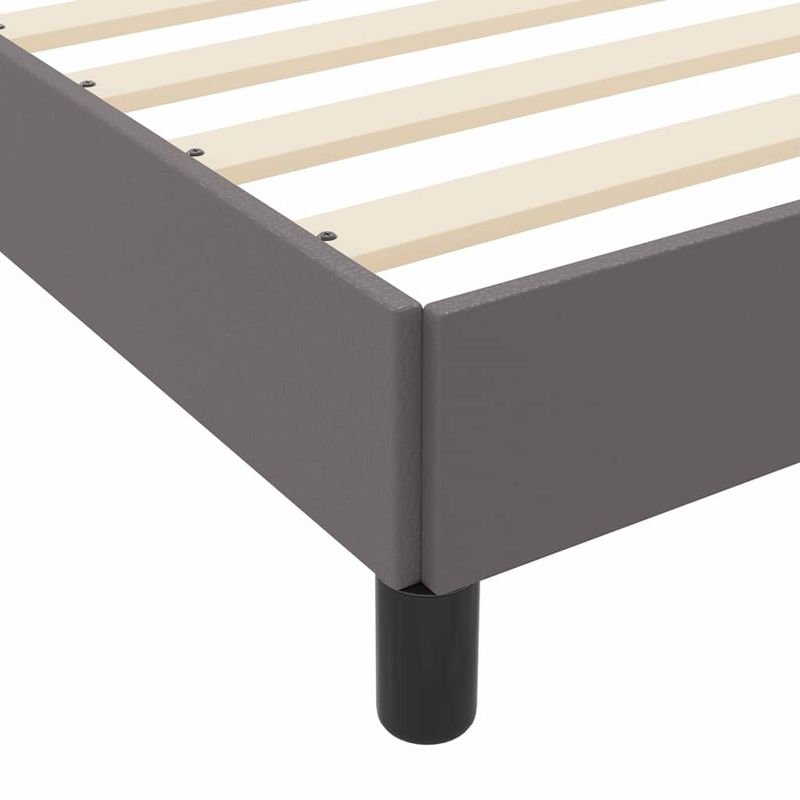 Casa si Gradina - Mobilier - Paturi si accesorii - Paturi - Pat Altele Gri 90 x 200 cm Piele artificiala - Infinity.ro