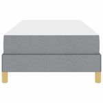 Casa si Gradina - Mobilier - Paturi si accesorii - Paturi - Pat cu arcuri Taupe, Maro 90 x 200 cm Tesatura, Lemn Ingineresc - Infinity.ro