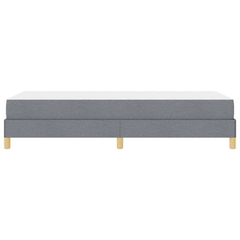 Casa si Gradina - Mobilier - Paturi si accesorii - Paturi - Pat cu arcuri Taupe, Maro 90 x 200 cm Tesatura, Lemn Ingineresc - Infinity.ro