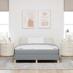 Casa si Gradina - Mobilier - Paturi si accesorii - Paturi - Pat cu arcuri Taupe, Maro 140 x 200 cm - Infinity.ro