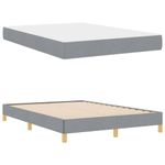 Casa si Gradina - Mobilier - Paturi si accesorii - Paturi - Pat cu arcuri Taupe, Maro 140 x 200 cm - Infinity.ro
