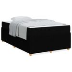 Casa si Gradina - Mobilier - Paturi si accesorii - Paturi - Cadru de pat Altele Negru 120 x 190 cm tesatura - Infinity.ro