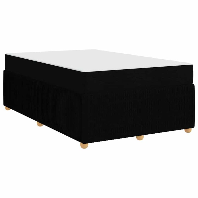 Casa si Gradina - Mobilier - Paturi si accesorii - Paturi - Cadru de pat Altele Negru 120 x 190 cm tesatura - Infinity.ro