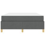 Casa si Gradina - Mobilier - Paturi si accesorii - Paturi - Pat cu arcuri Gri inchis si Alb si Gri inchis 140 x 190 cm - Infinity.ro