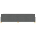 Casa si Gradina - Mobilier - Paturi si accesorii - Paturi - Pat cu arcuri Gri inchis si Alb si Gri inchis 140 x 190 cm - Infinity.ro