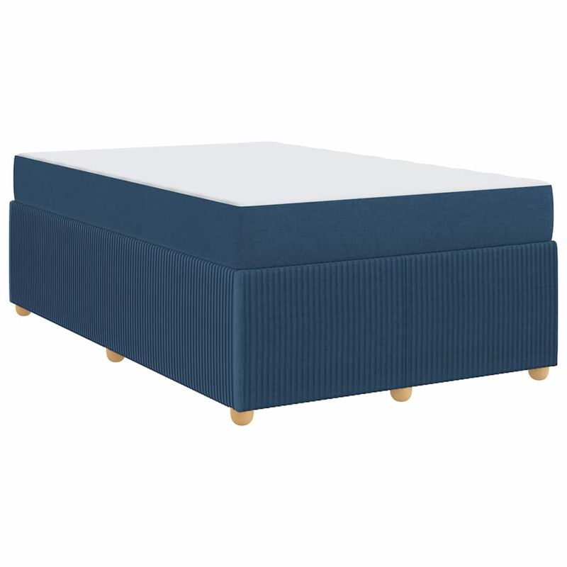 Casa si Gradina - Mobilier - Paturi si accesorii - Paturi - Cadru de pat Altele albastru 120 x 190 cm tesatura - Infinity.ro
