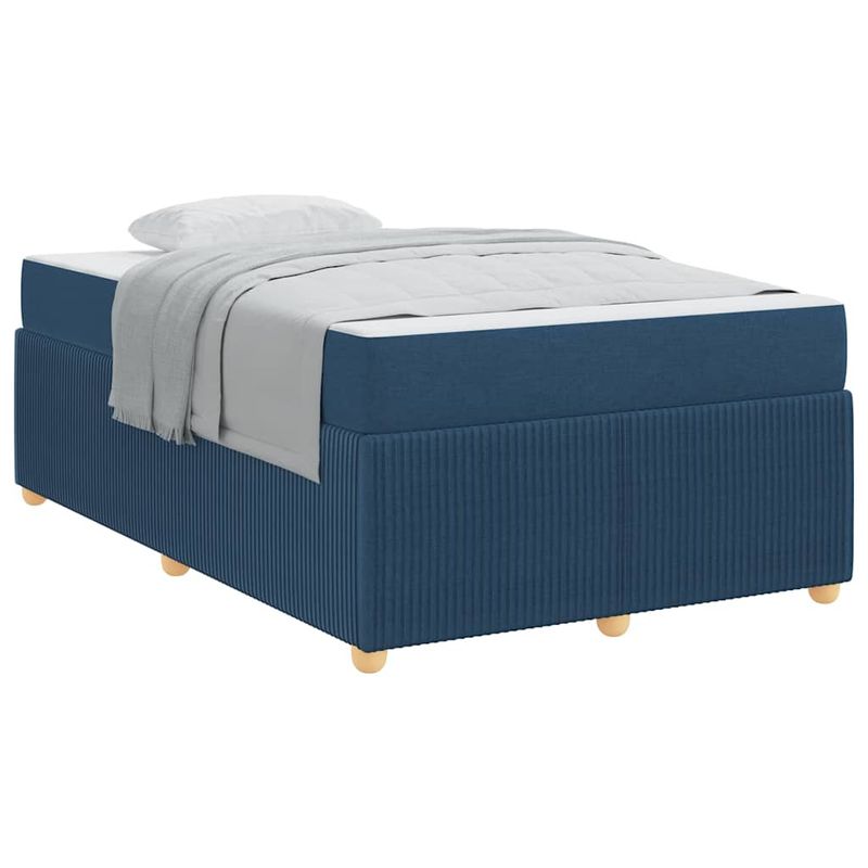 Casa si Gradina - Mobilier - Paturi si accesorii - Paturi - Cadru de pat Altele albastru 120 x 190 cm tesatura - Infinity.ro