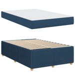 Casa si Gradina - Mobilier - Paturi si accesorii - Paturi - Cadru de pat Altele albastru 120 x 190 cm tesatura - Infinity.ro