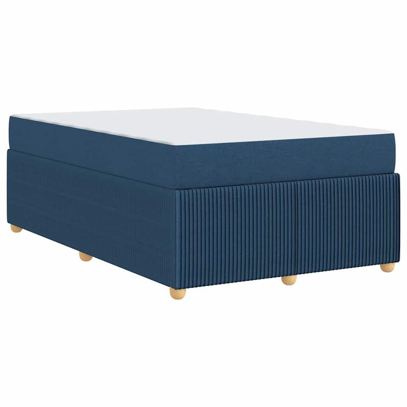 Casa si Gradina - Mobilier - Paturi si accesorii - Paturi - Cadru de pat Altele albastru 120 x 190 cm tesatura - Infinity.ro