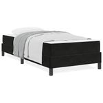 Casa si Gradina - Mobilier - Paturi si accesorii - Paturi - Pat boxspring cu saltea Negru 90 x 190 cm Catifea - Infinity.ro