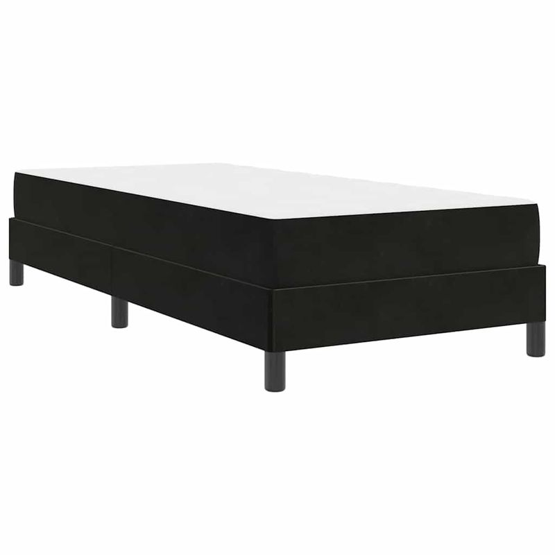 Casa si Gradina - Mobilier - Paturi si accesorii - Paturi - Pat boxspring cu saltea Negru 90 x 190 cm Catifea - Infinity.ro