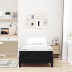 Casa si Gradina - Mobilier - Paturi si accesorii - Paturi - Pat boxspring cu saltea Negru 90 x 190 cm Catifea - Infinity.ro