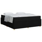 Casa si Gradina - Mobilier - Paturi si accesorii - Paturi - Cadru de pat Altele Negru 180 x 200 cm tesatura - Infinity.ro