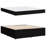 Casa si Gradina - Mobilier - Paturi si accesorii - Paturi - Cadru de pat Altele Negru 180 x 200 cm tesatura - Infinity.ro